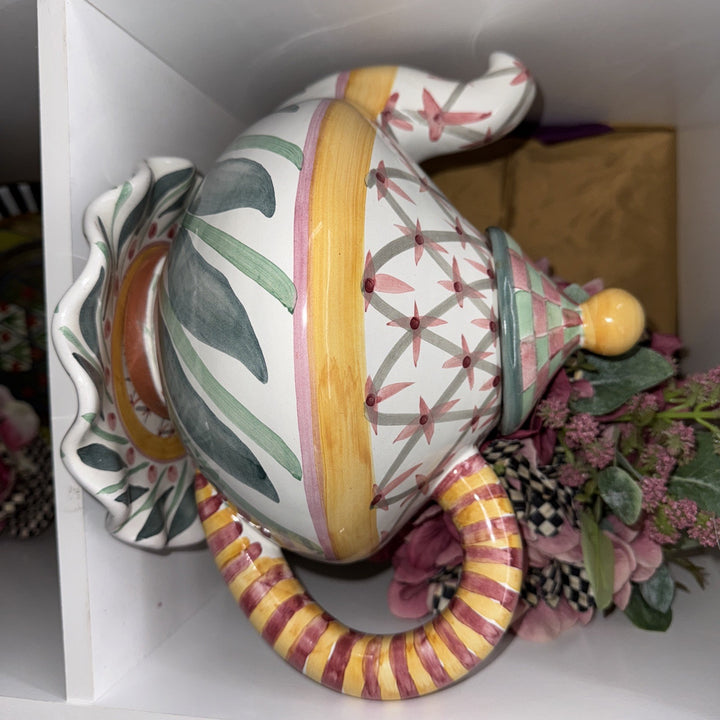 Mackenzie Childs Ceramic Brighton pavilion  Teapot- Retired