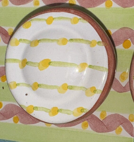 Mackenzie Childs Wall court "Round Knob-2.5” Fenwick Terracotta Made In Aurora