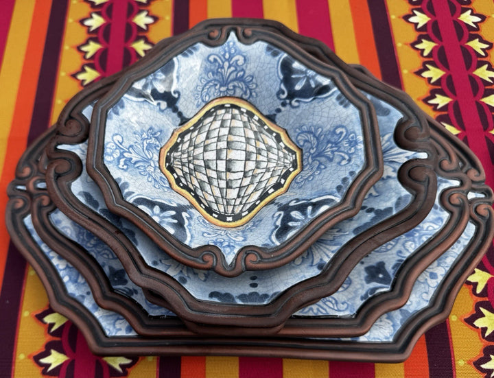 Victoria and Richard MacKenzie-Childs Emprise Superfluous 8” Sauce Bowl