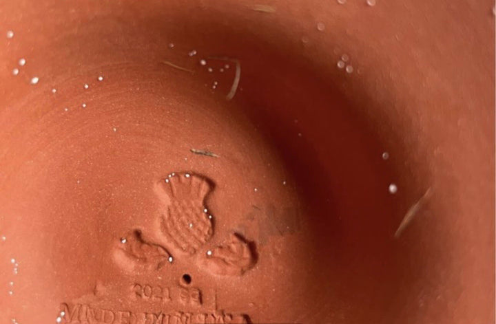 MACKENZIE CHILDS CERAMIC PAINTING GARDEN COMPOTE- New- Retired Pattern