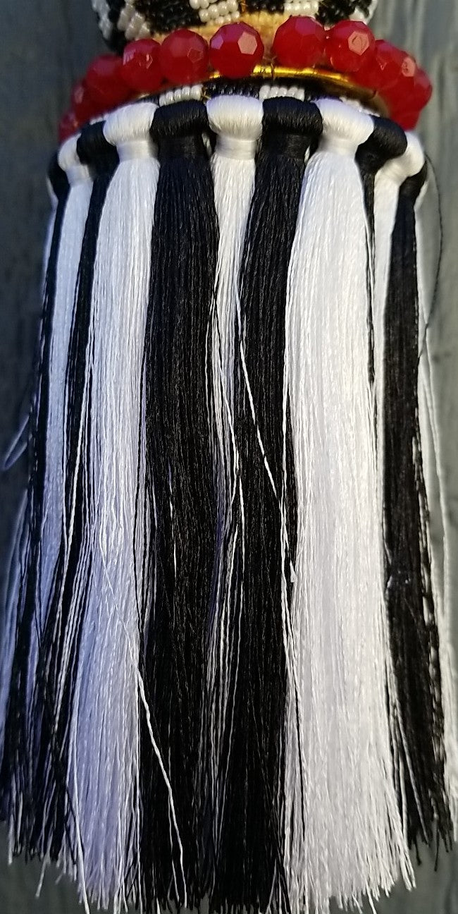 New Mackenzie Childs Toadstool Beaded Tassel- NWT