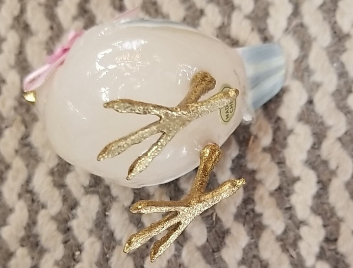 Mackenzie Childs Milk Bird Left Facing Small - Retired New