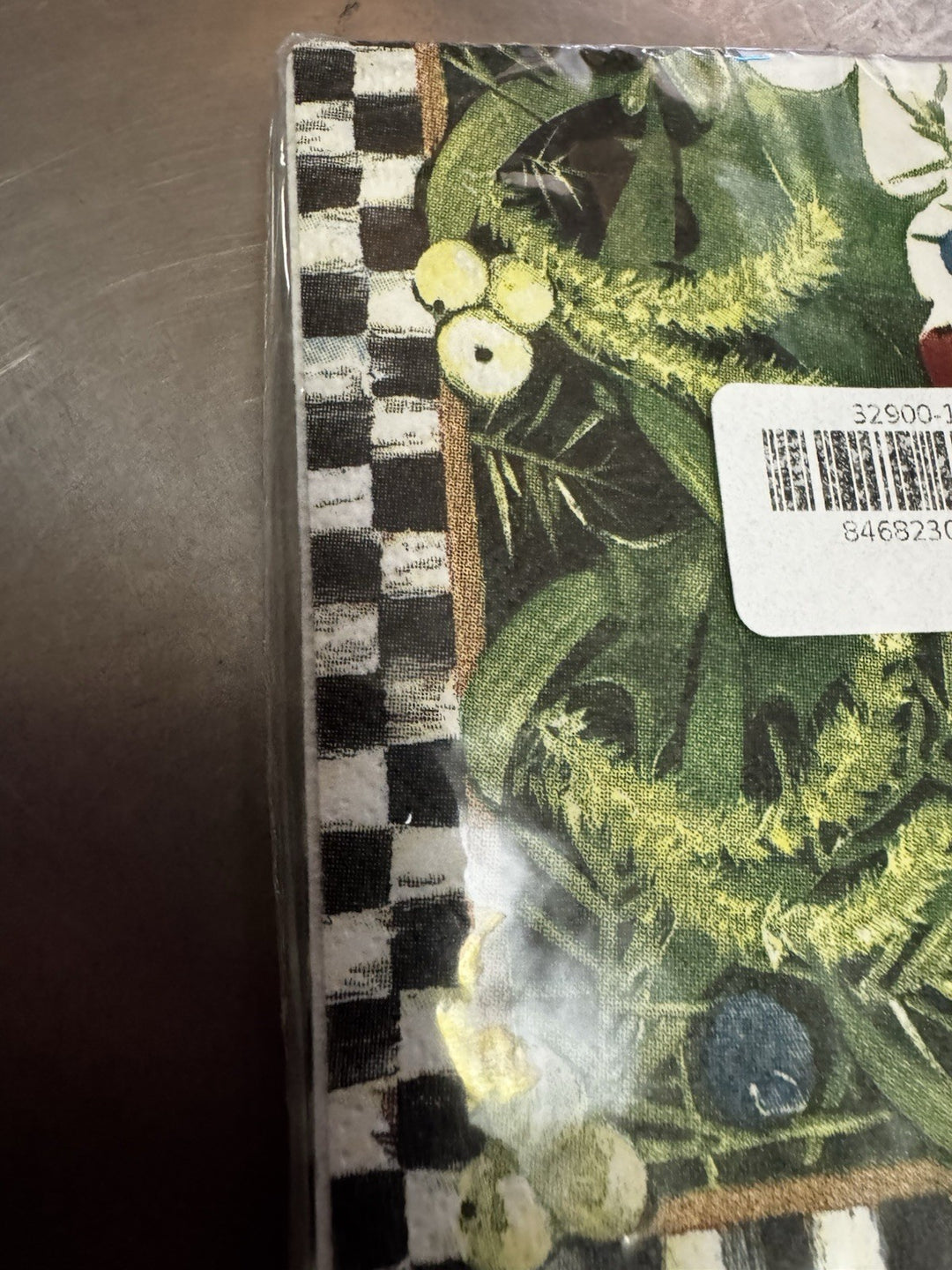 MACKENZIE CHILDS COURTLY CHRISTMAS HOLLY BERRY COCKTAIL  NAPKINS New Pack