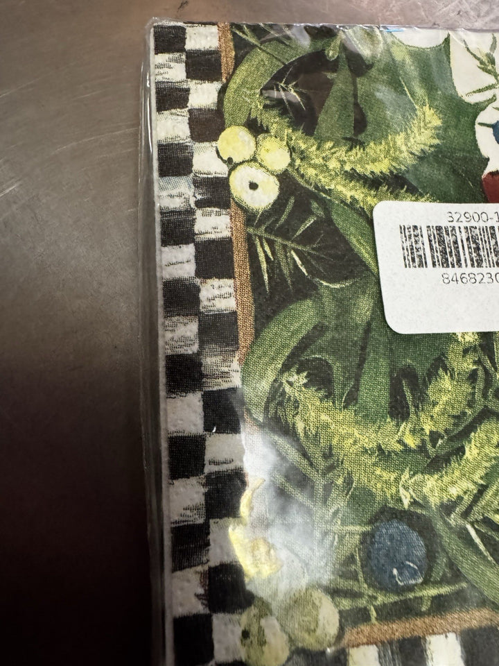 MACKENZIE CHILDS COURTLY CHRISTMAS HOLLY BERRY COCKTAIL  NAPKINS New Pack