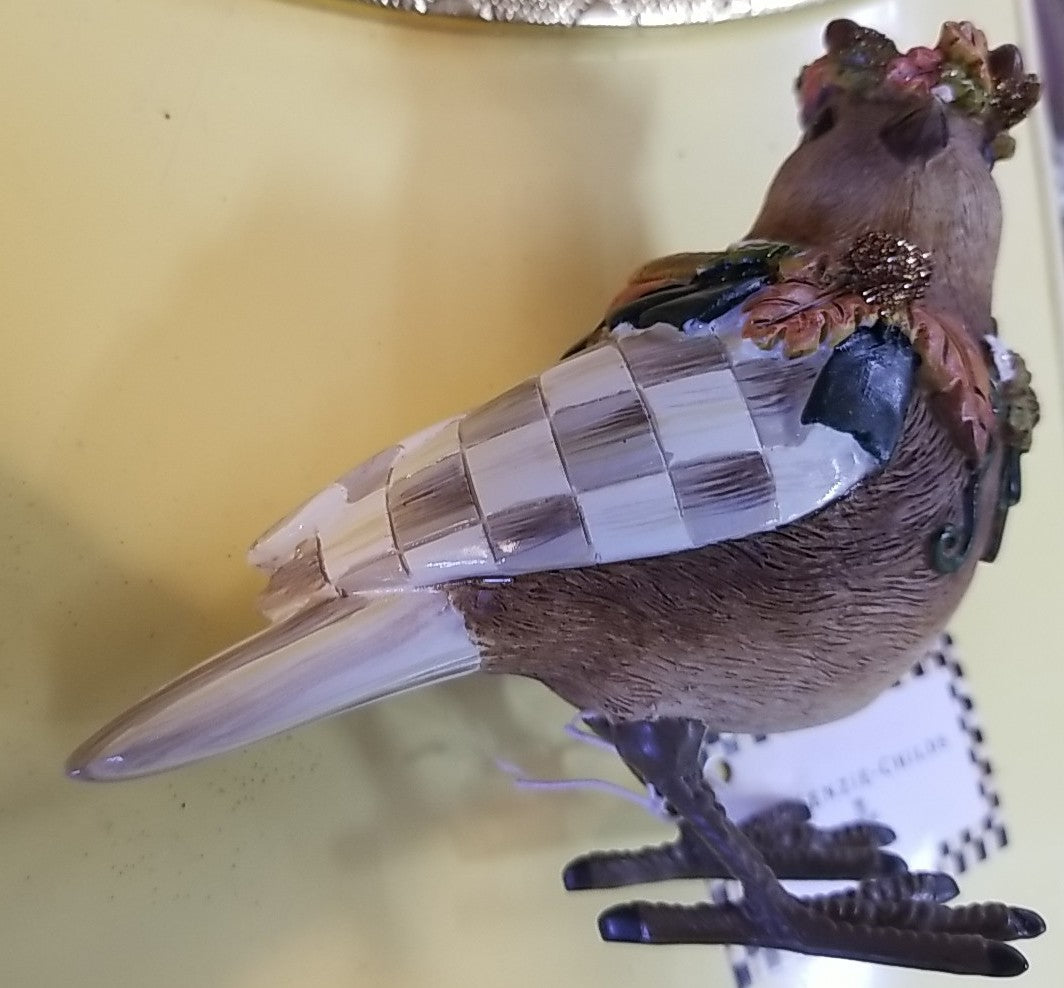 Mackenzie Autumnology Birds Childs Set Of 3 Figurines New In Box