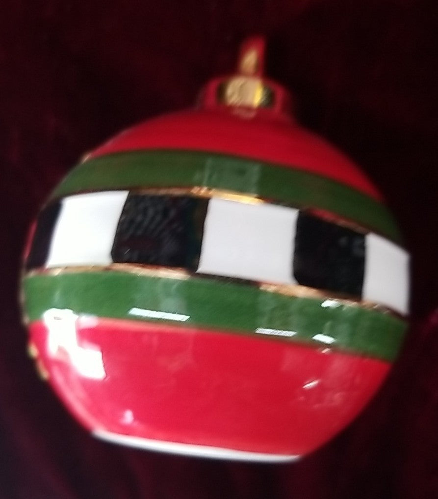 Brand New Mackenzie Childs Granny Kitsch Hostess Set Holiday-new In Box