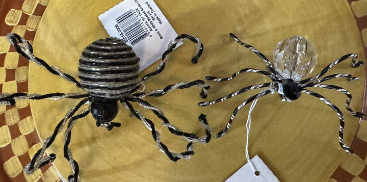 Mackenzie Childs  - Crystal Beaded Spider Clip- New- 3” Wide And 2” Long