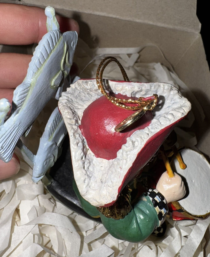 Mackenzie Childs Twelve Days Of Christmas Drummer Drumming  With Box