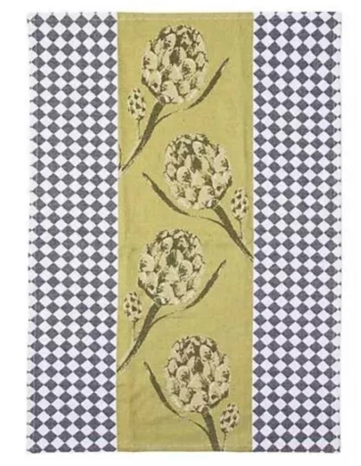 Brand New Mackenzie Childs Artichoke Jacquard Dish Towel