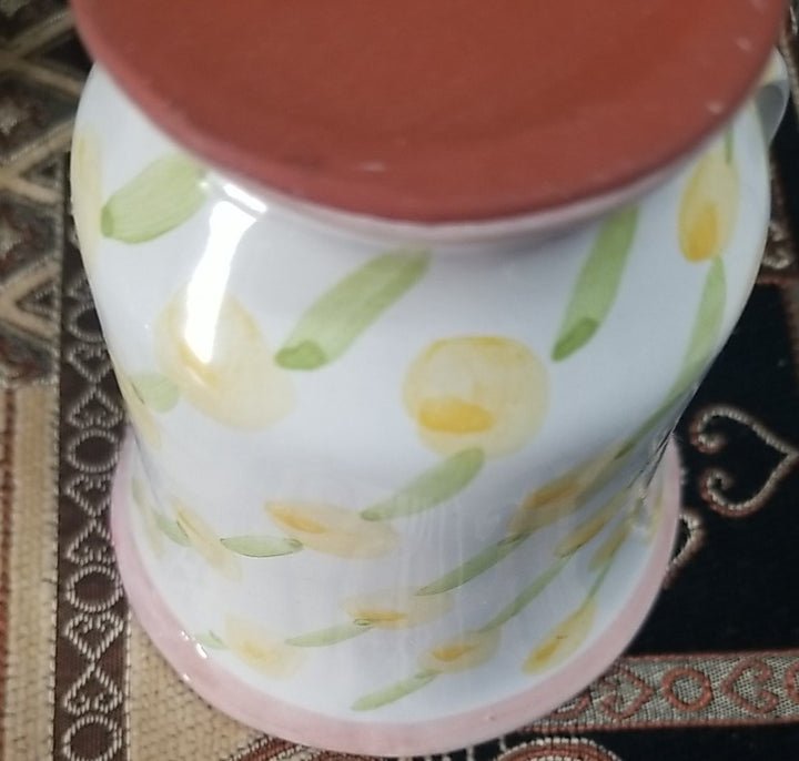 MacKenzie Childs  Wallcourt Fenwick Footed Mug  - 12 Oz- Retired