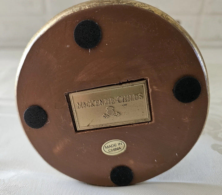 NEW Mackenzie Childs COURTLY CHECK BAT CANDLE HOLDER  Wonderful M-C Whimsy