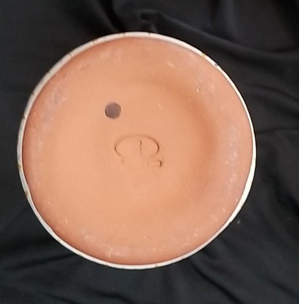 Mackenzie Childs Taylor Summer Frock  Hand Made Ceramic  Vase- Retired 1988