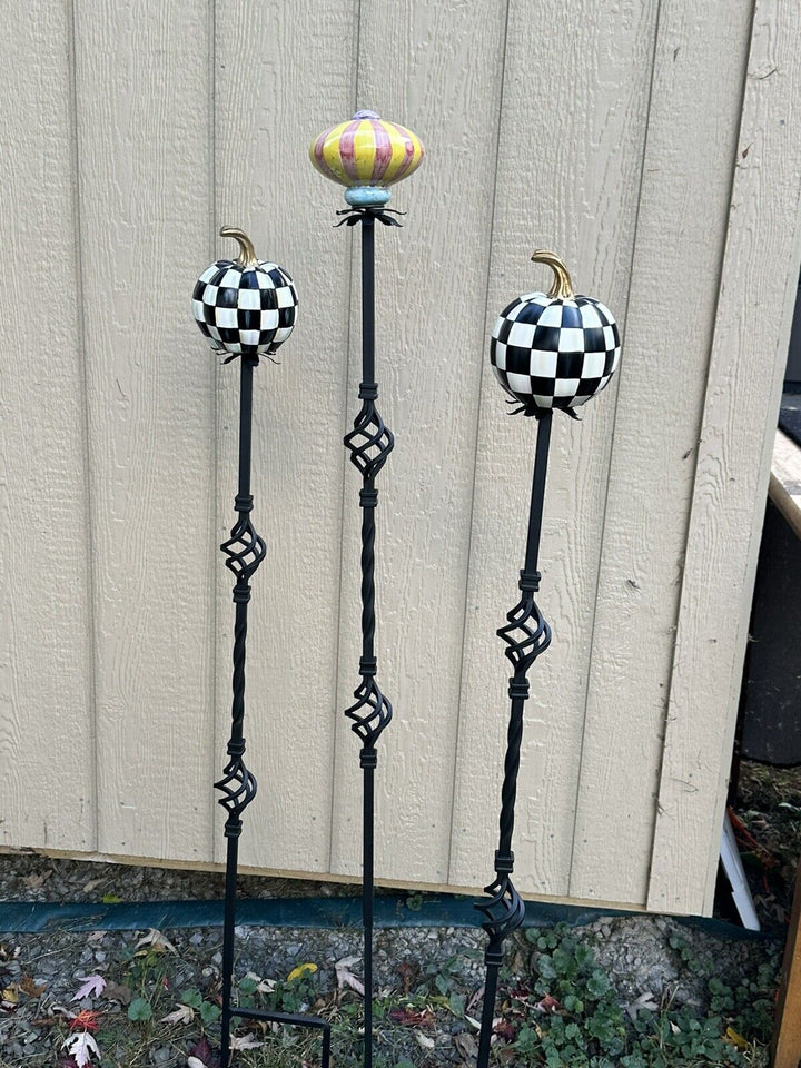 Outdoor GARDEN STAKE~42 ” Fabricated For A Mackenzie Childs Garden Ball
