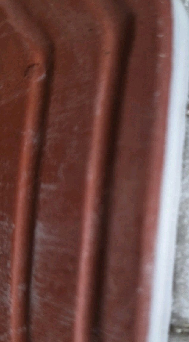 One VTG MacKenzie-Childs White Bistro Octagonal Ceramic  Tile Trivet Retired