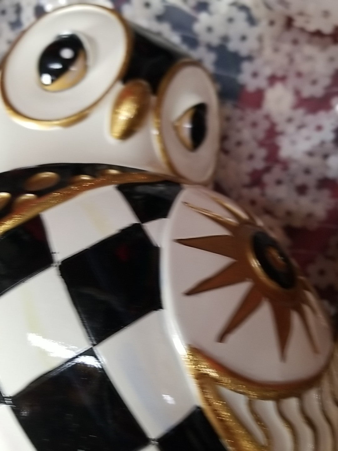 Mackenzie Childs Cosmique Owl- Star- New