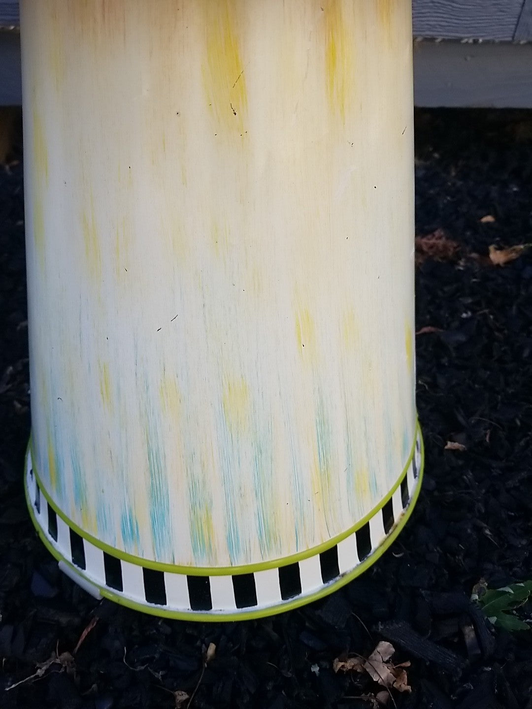 MacKENZIE CHILDS RETIRED Outdoor Metal  Toad Stool- Small