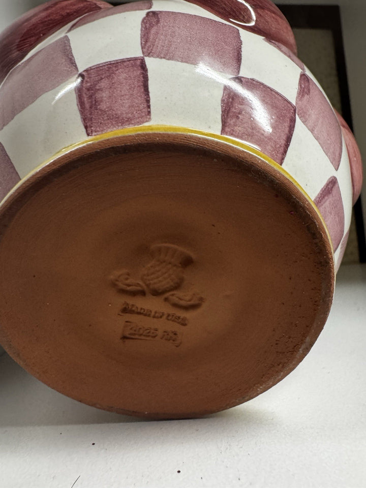 Mackenzie Childs Hearts Vase Ceramic  1st in 2026 Collectors Series