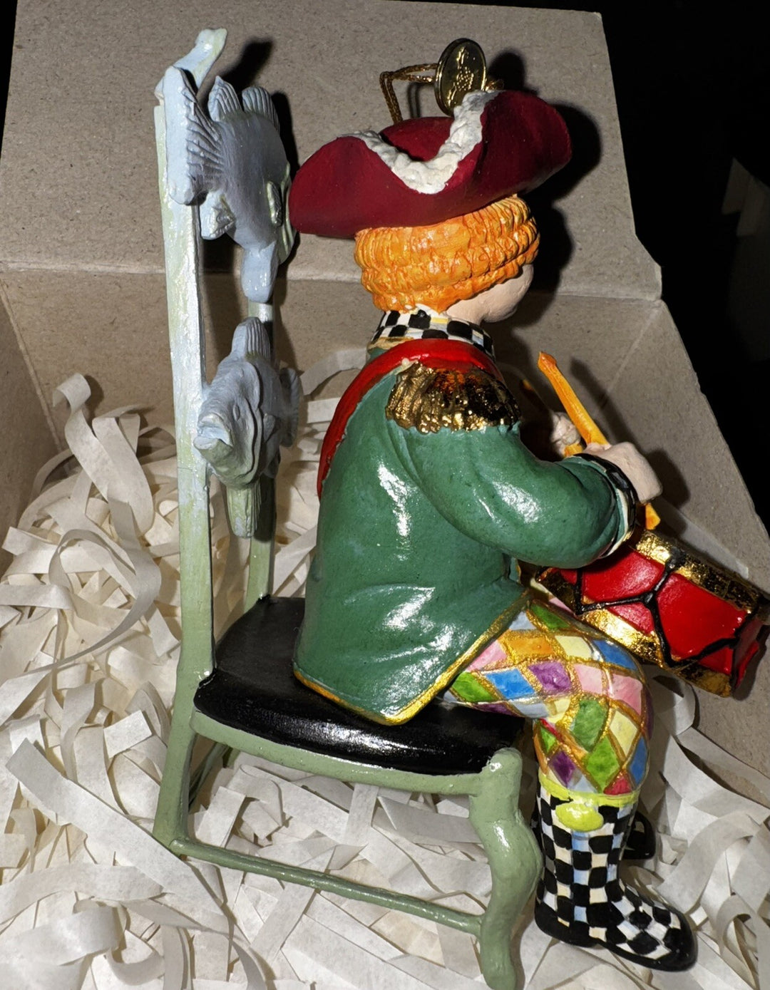 Mackenzie Childs Twelve Days Of Christmas Drummer Drumming  With Box