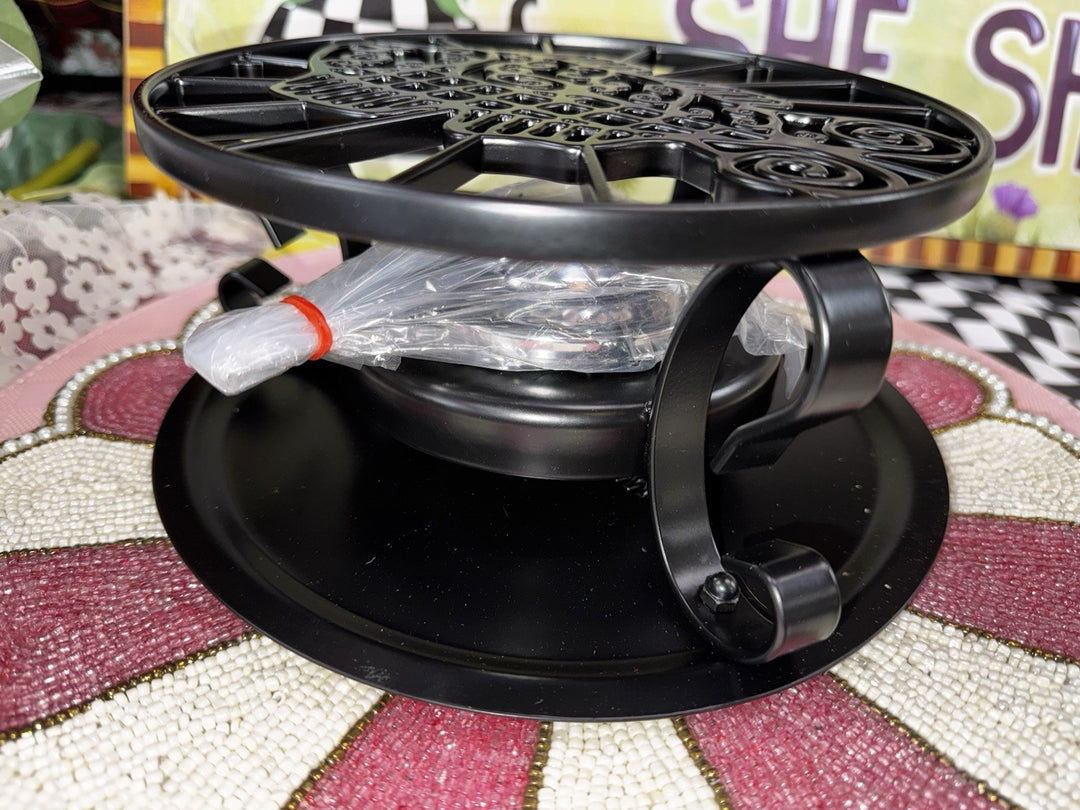 Mackenzie Childs Metal Trivet Food Warming Fish For Fondue Set