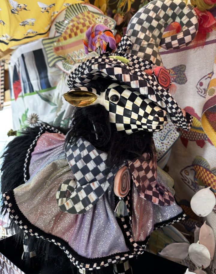 Mackenzie Childs Trick or Treat Fascinator Fancy Collar- New