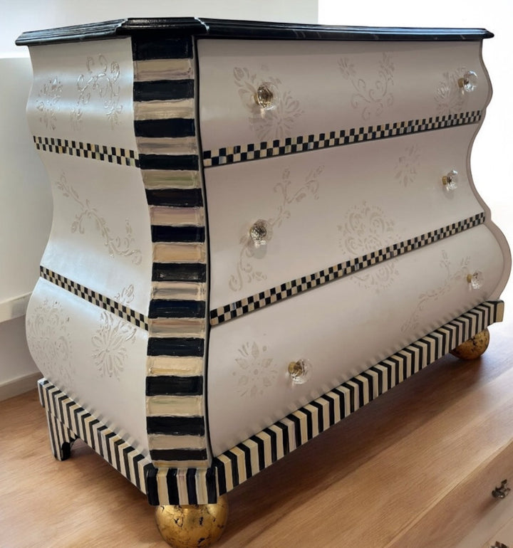 Mackenzie Childs Magnificent Bosa Nova Bombay 2007 Made In Aurora New