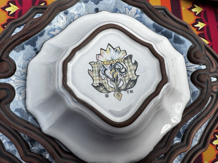 Victoria and Richard MacKenzie-Childs Emprise Superfluous 8” Sauce Bowl