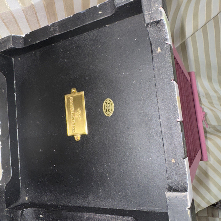 New Mackenzie Childs Small Pink Shutter Lantern  15.5” Tall- Courtly Stripe