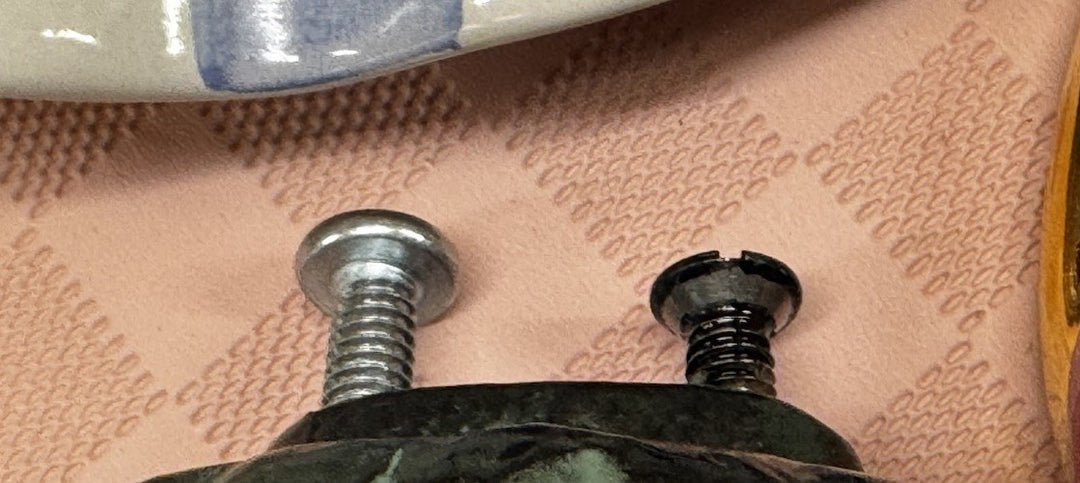 Mackenzie Childs One Metal Chicken Rooster Cabinet Knob/Pull-  With Hardware