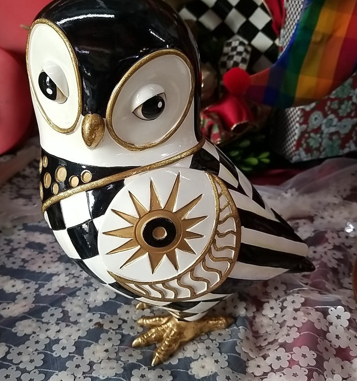 Mackenzie Childs Cosmique Owl- Star- New
