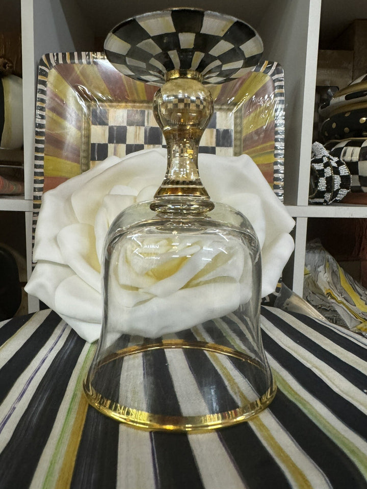 Mackenzie Childs  Courtly Check Wine Goblet- New