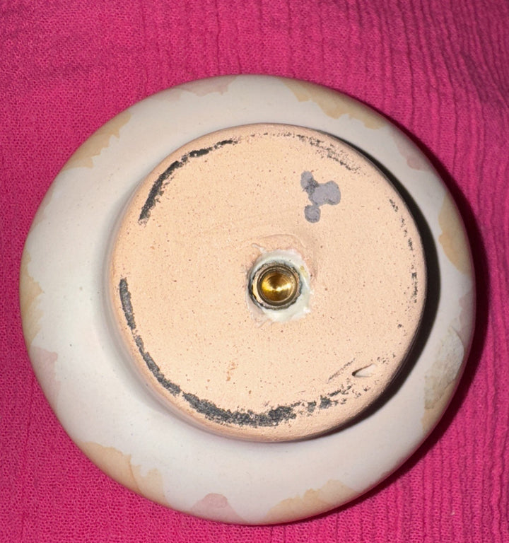Mackenzie Childs Taylor" Bearded Iris Round Knob-2.5” Made In Mexico