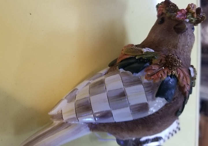 Mackenzie Autumnology Birds Childs Set Of 3 Figurines New In Box