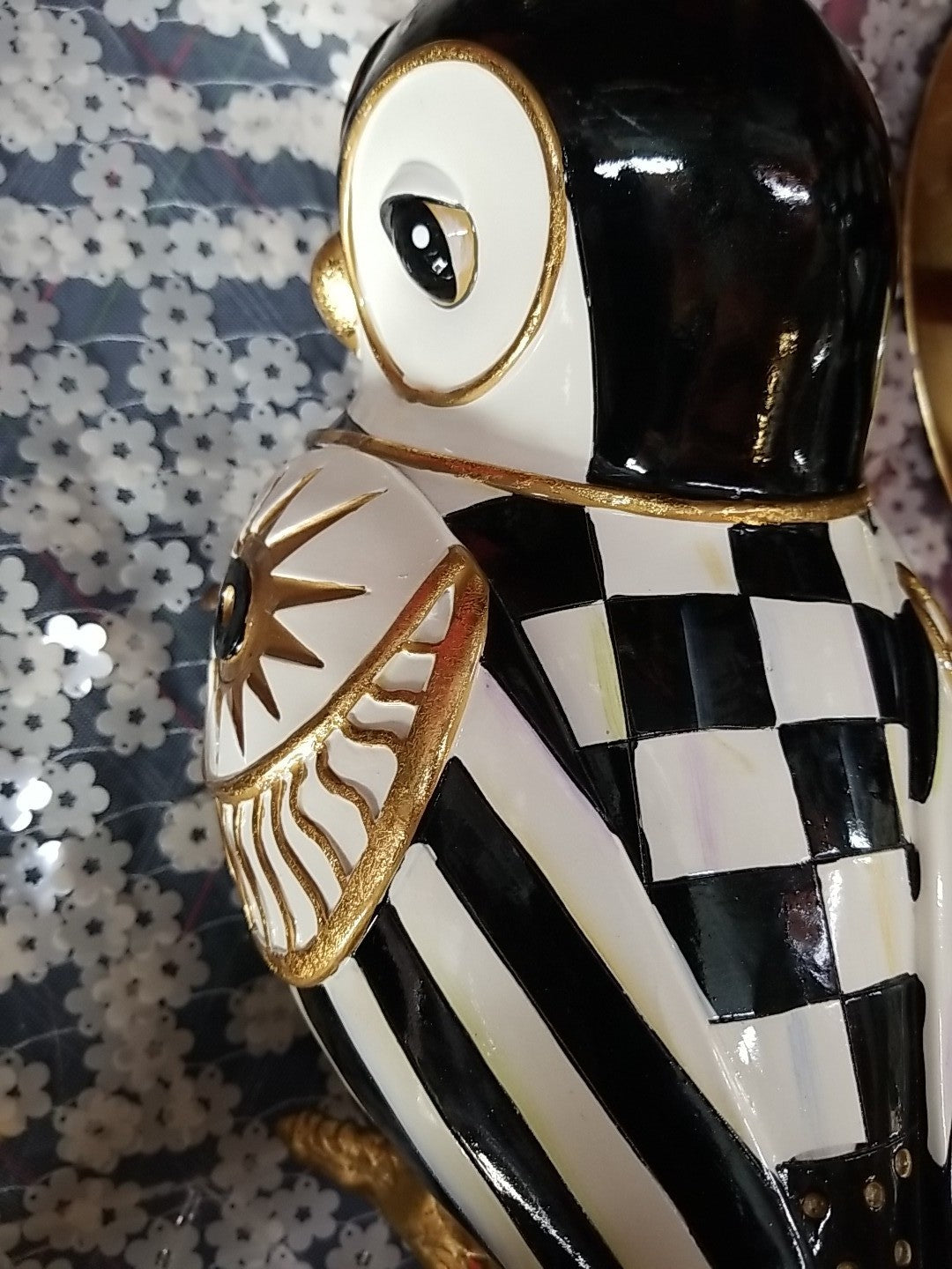 Mackenzie Childs Cosmique Owl- Star- New