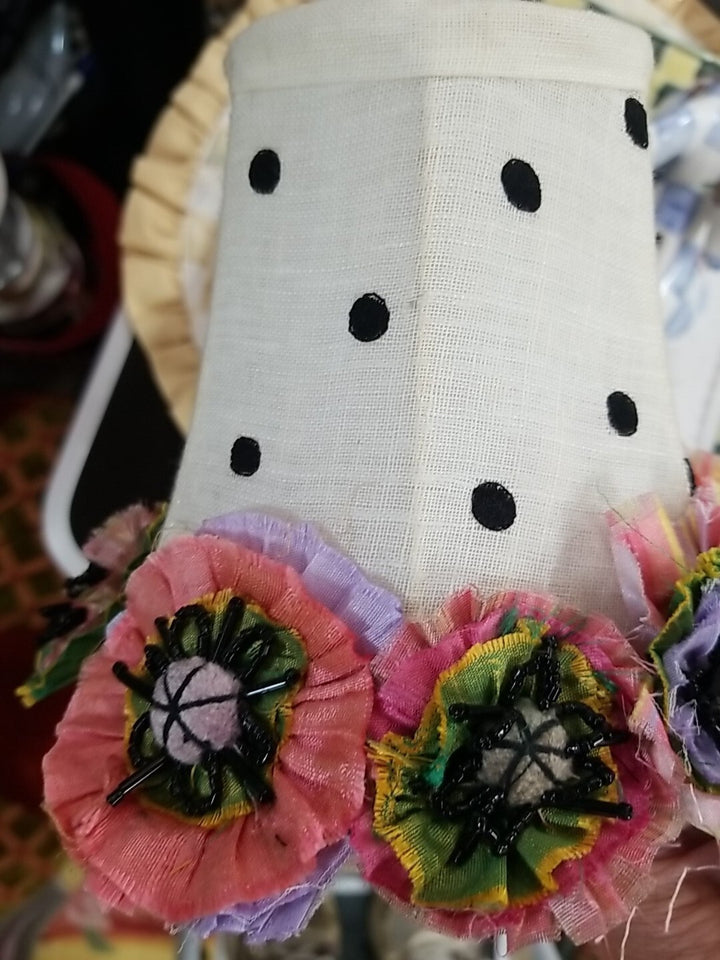 MacKenzie-Childs Cutting Garden Chandelier Lamp Shade- Excellent Retired