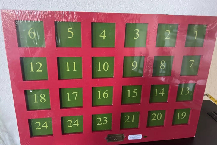 MacKenzie Childs Christmas Holiday Aurora Farmhouse Advent Calendar NEW SEALED