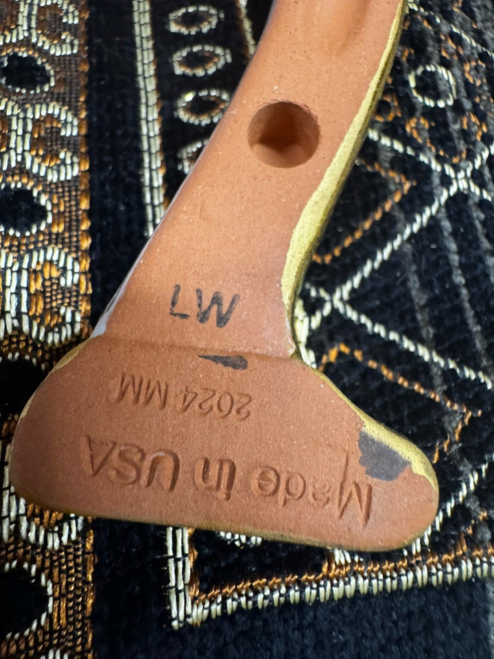 MACKENZIE CHILDS STERLING CHECK HORSESHOE- Made In Aurora Ceramic