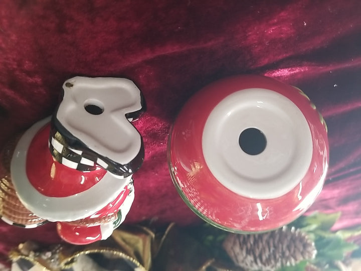 Brand New Mackenzie Childs Granny Kitsch Hostess Set Holiday-new In Box