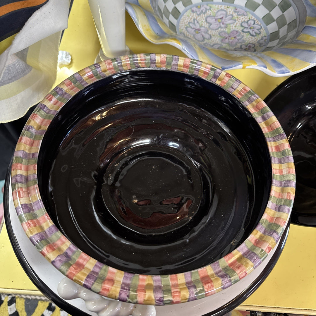 Mackenzie Childs Piece De Resistance Lidded Tureen Second Not Finished