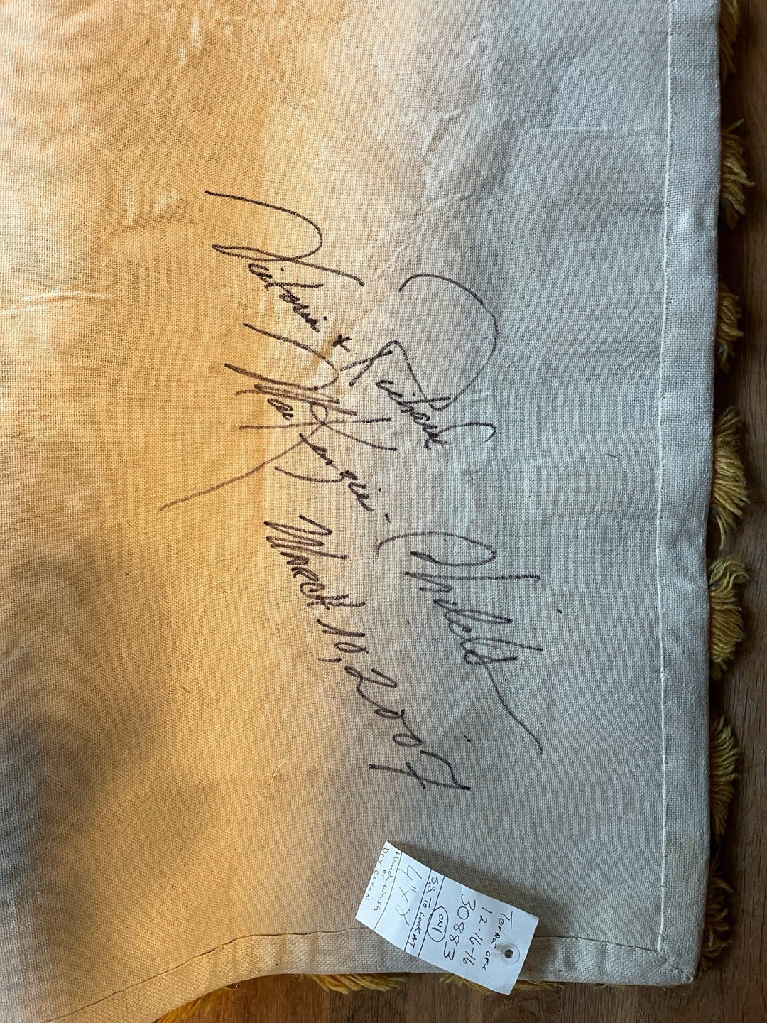 Mackenzie Childs  Victoria & Richard Emprise Signed 4’x8’ Foot Rug New