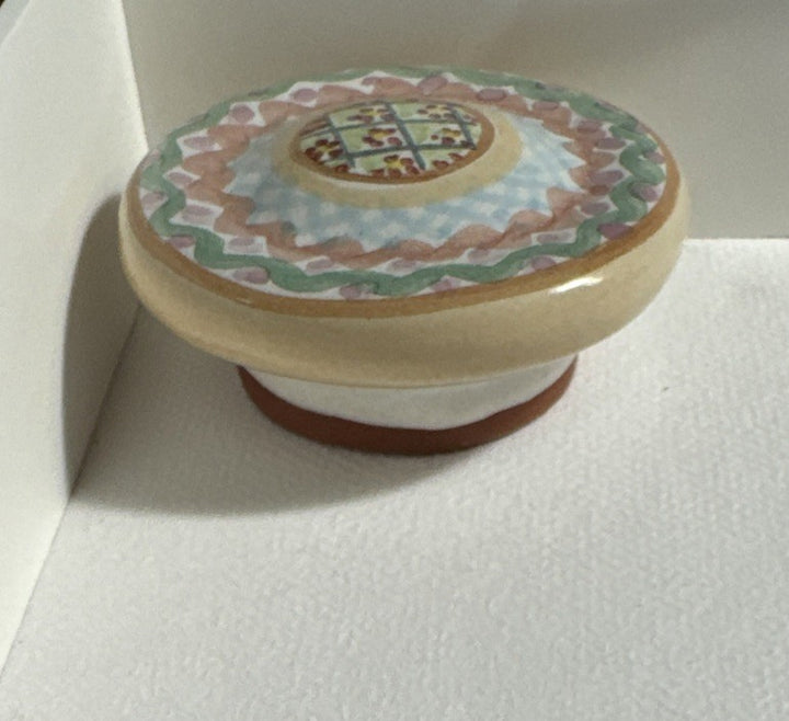 Mackenzie Childs One Heather Taylor Drawer Pull - One Knob  2.25” Retired