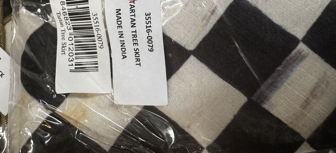 MACKENZIE-CHILDS Harlequin TARTASTIC TARTAN TREE SKIRT,NEW 60”