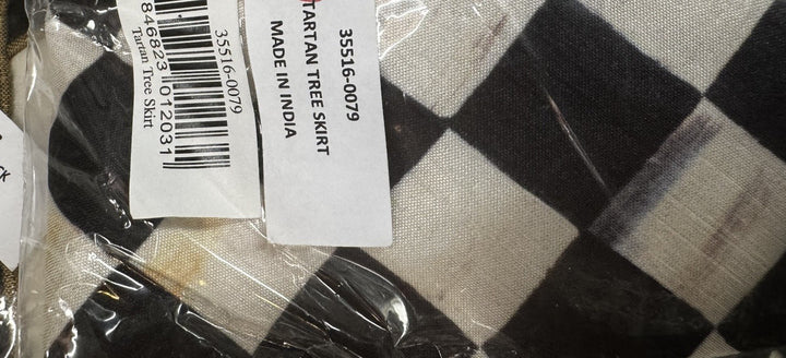 MACKENZIE-CHILDS Harlequin TARTASTIC TARTAN TREE SKIRT,NEW 60”