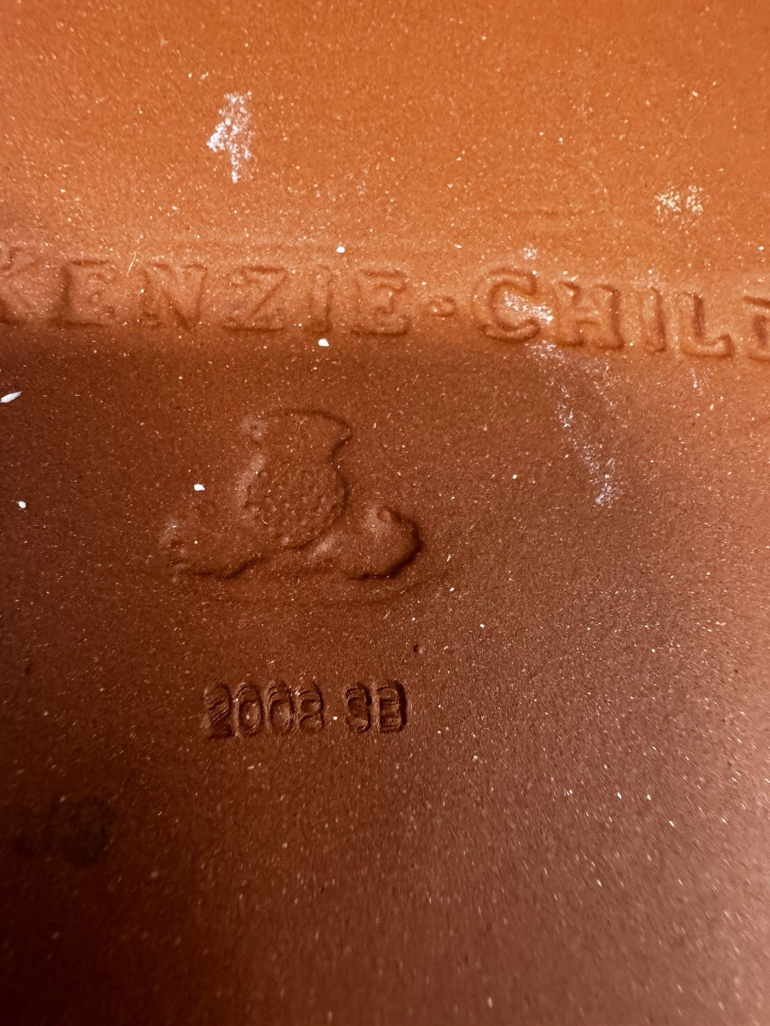 MacKenzie Childs Taylor Aalsmeer   Dinner Plate Fluted 11" Excellent 2008