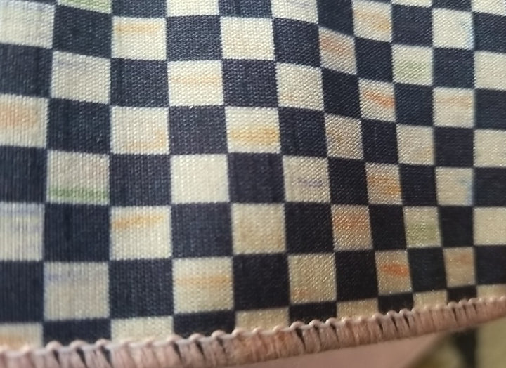 MacKenzie Childs Courtly Check Ribbon PINK Edge 2.5" Wide - New Roll