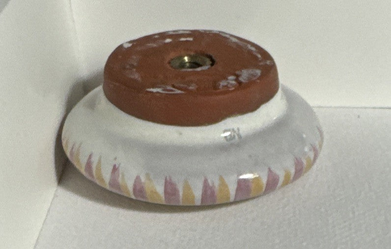 Mackenzie Childs One Summer Frock Taylor Drawer Pull - One Knob  2.25” Retired