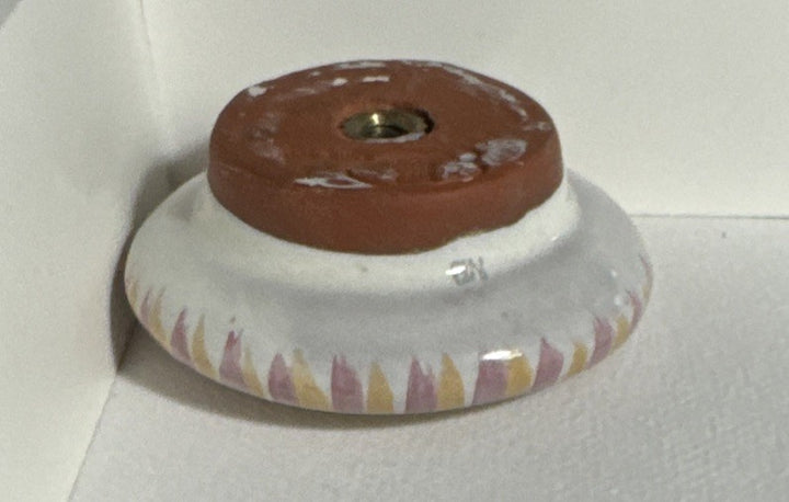 Mackenzie Childs One Summer Frock Taylor Drawer Pull - One Knob  2.25” Retired