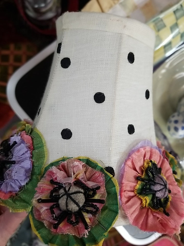 MacKenzie-Childs Cutting Garden Chandelier Lamp Shade- Excellent Retired