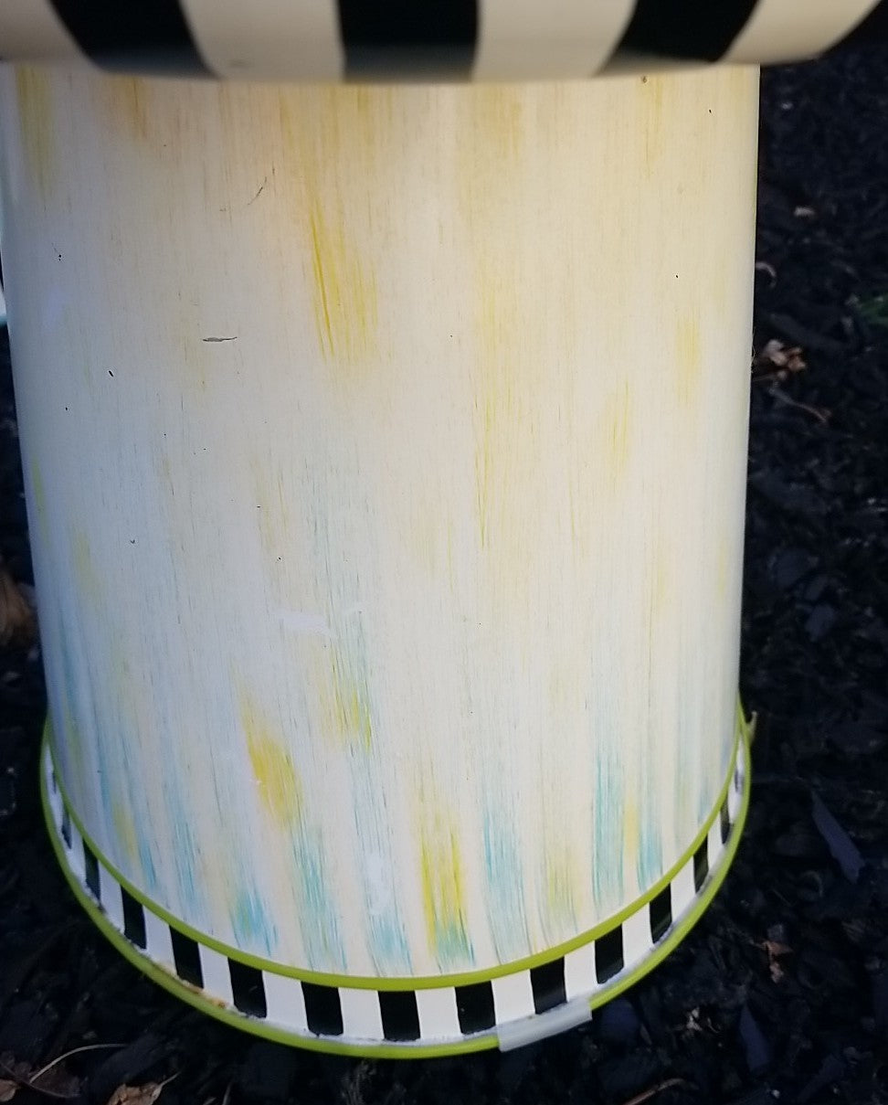 MacKENZIE CHILDS RETIRED Outdoor Metal  Toad Stool- Small