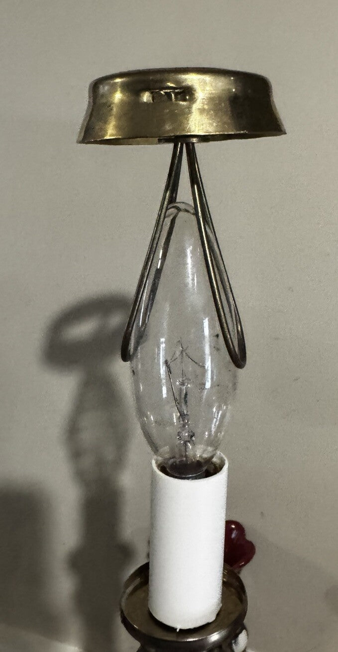Mackenzie Childs follower clip for vintage paper lampshades