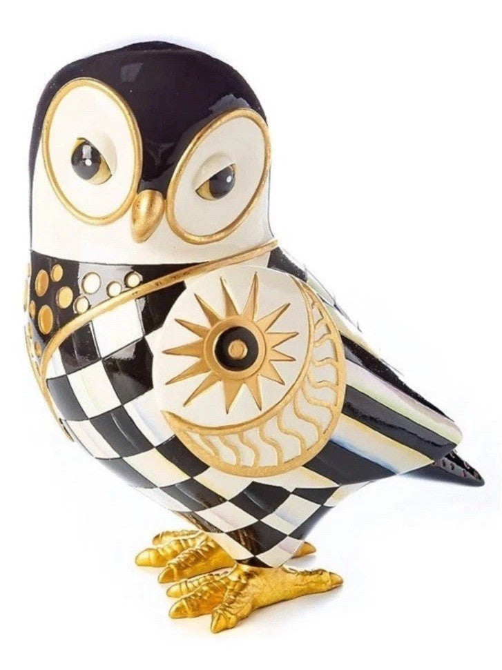 Mackenzie Childs Cosmique Owl- Star- New